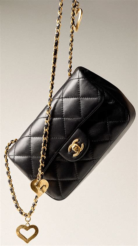 chanel mini charm bag|Chanel purse price guide.